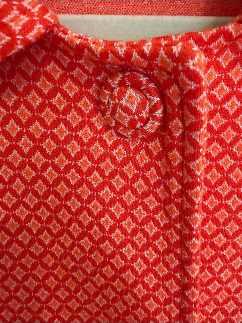 CAbi Orange Patterned  Women's Jacket/Blazer